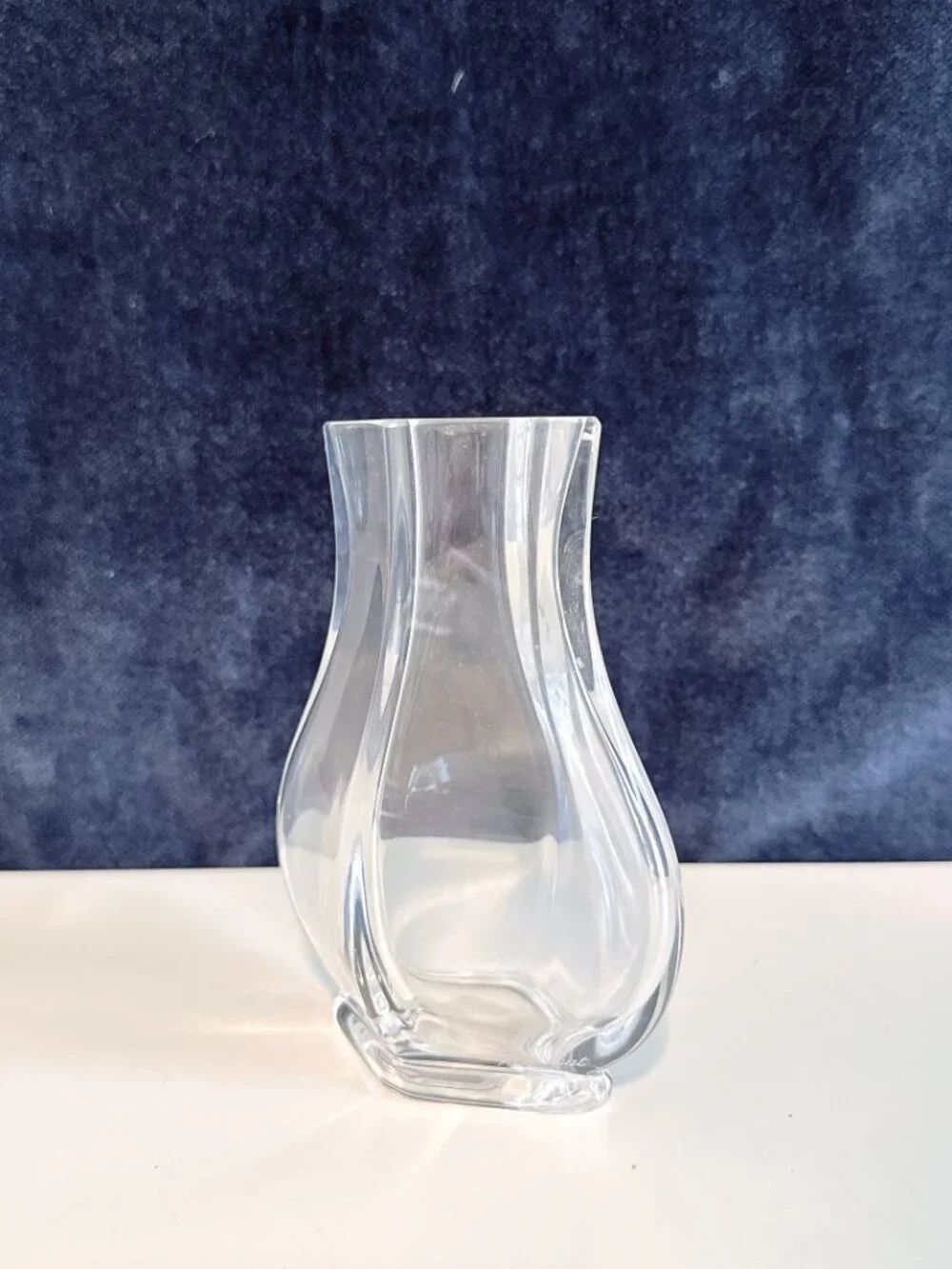 BACCARAT CRYSTAL VASE LILAS PATTERN- MULTISIDED LIP AND BASE - 5